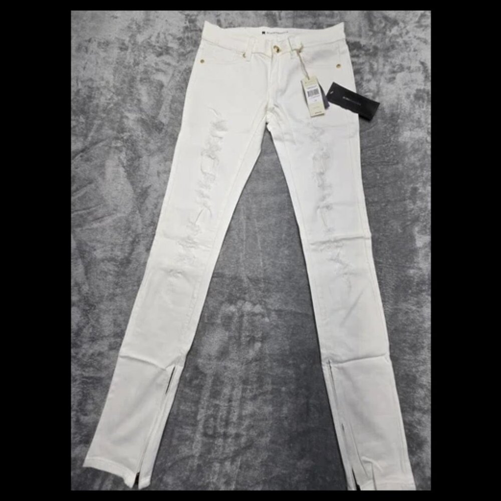 BCBG Maxazria Jeans Womens Size 26 "May Z Skinny" Color Mooncrater NWT